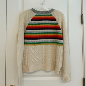 Autumn Cashmere Multicolor Striped Sweater
